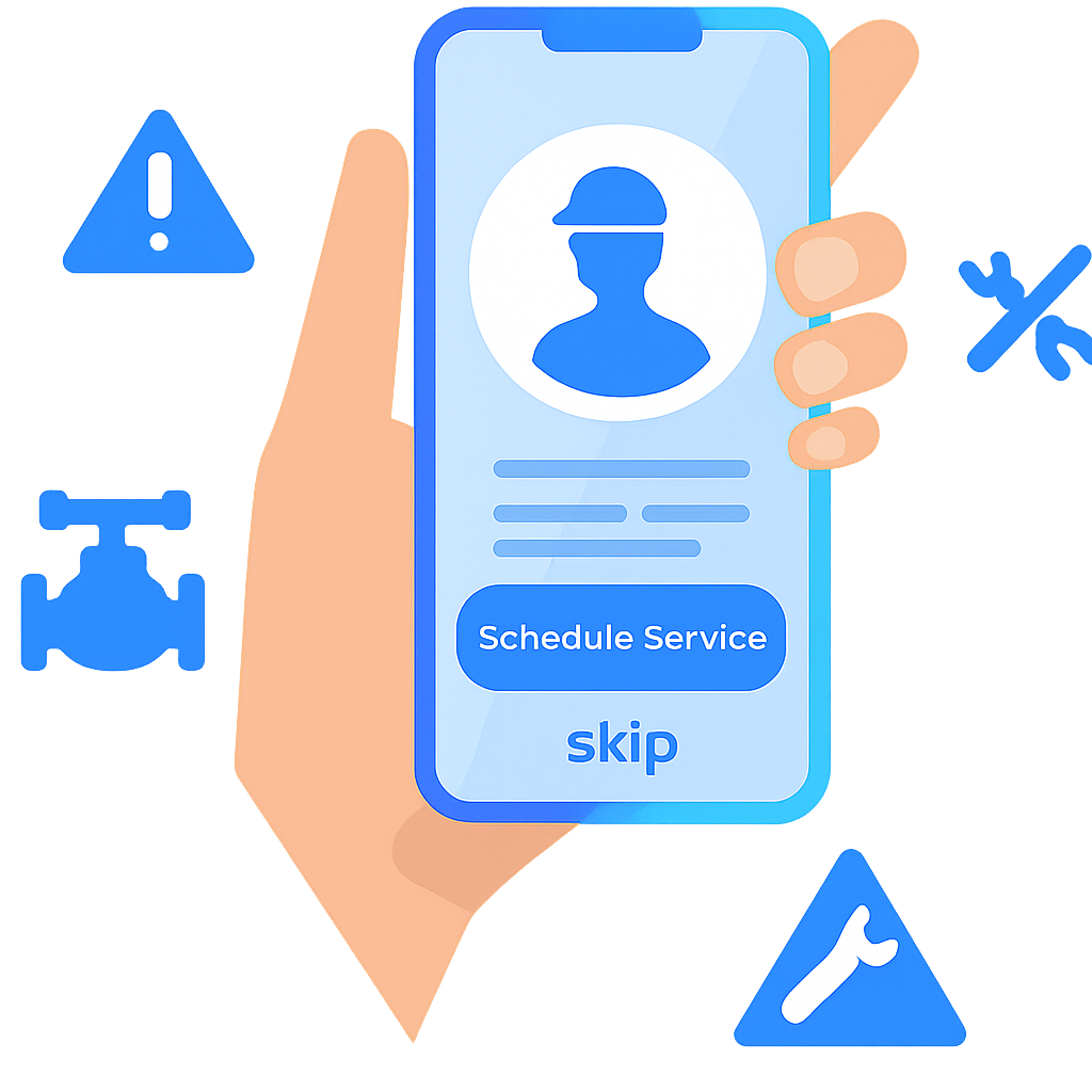Industrial valves illustration